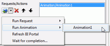 Requests/Actions option