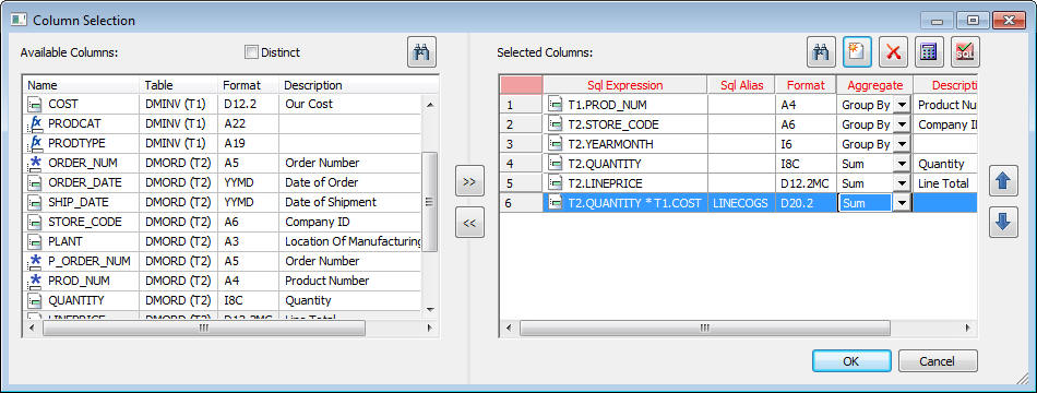 Column Selection