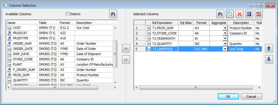 Column Selection