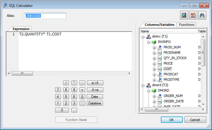 SQL Calculator