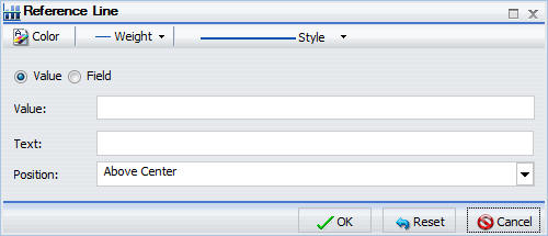 Reference Line Dialog Box