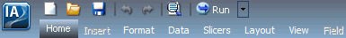 Reports Context Menu