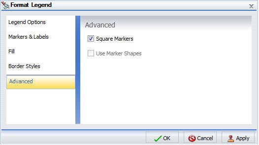 Format Legend Dialog Box Advanced Tab