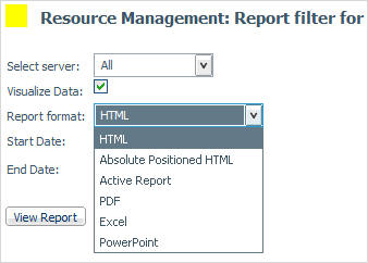 Formatting a Report