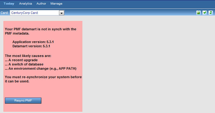 Resynch message