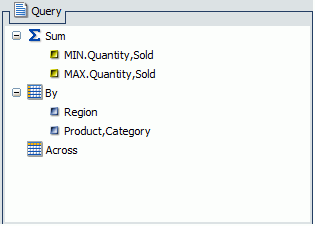 Aggregation Prefix Operators in Query Design Pane