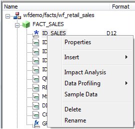 Column Context Menu