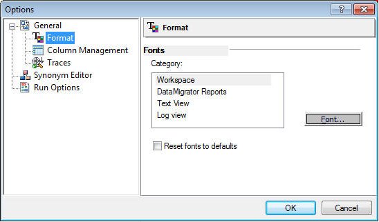 Format Options