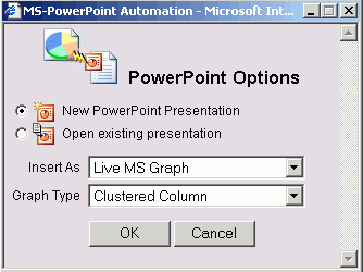 PowerPoint Options pop-up menu