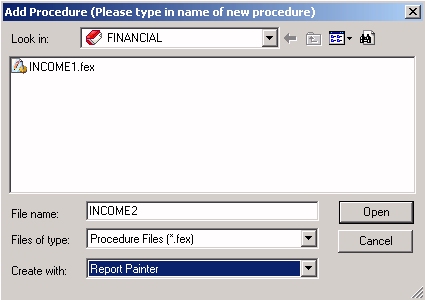 Add procedure