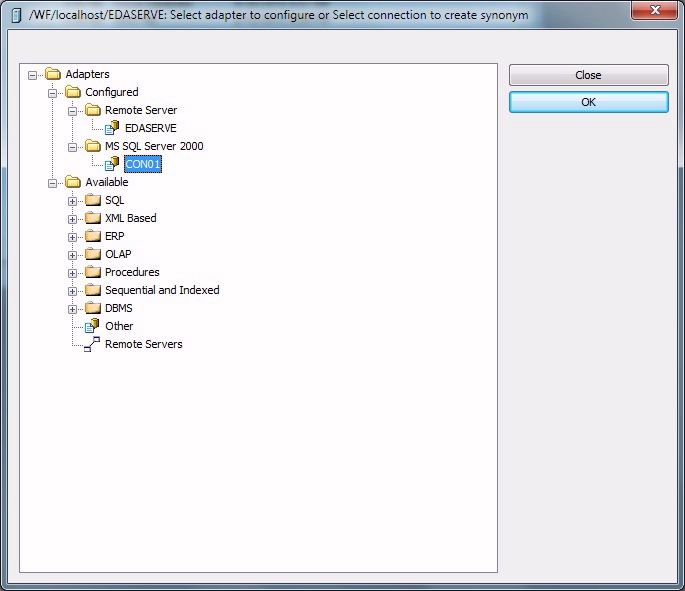 The Create Synonym Tool dialog box