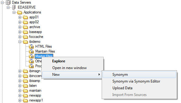 Synonym option