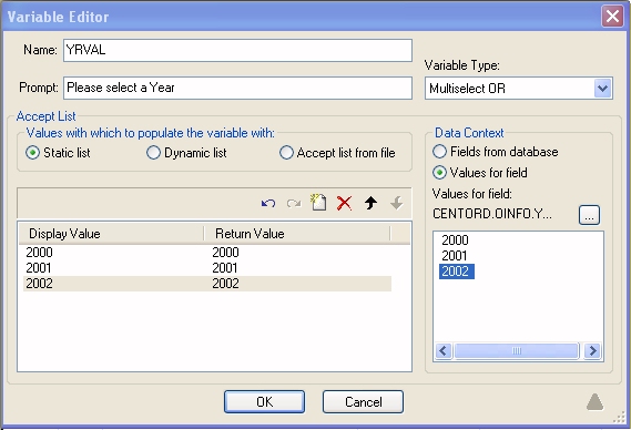 Variable Editor