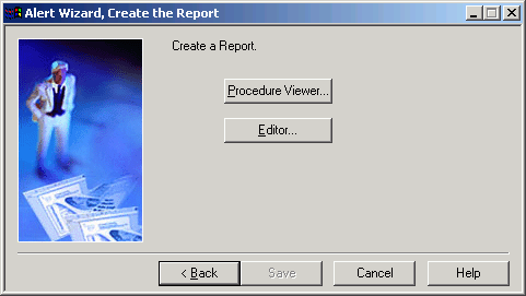 Create Report window