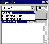 Properties Prompted Edit box dialog box 