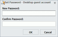 Set Password dialog box