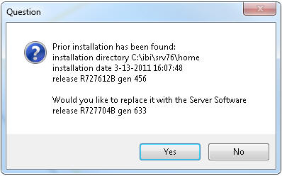 Prior Installation