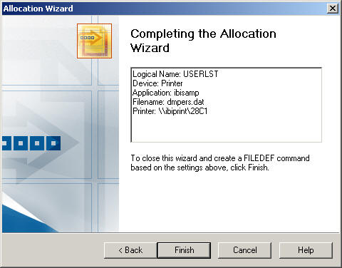 Allocation Wizard diagram