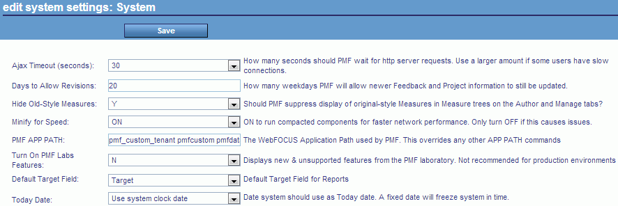 System Settings