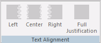 Text Alignment group