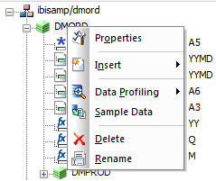 Segment context menu