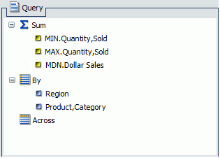Aggregation Prefix Operators in Query Design Pane