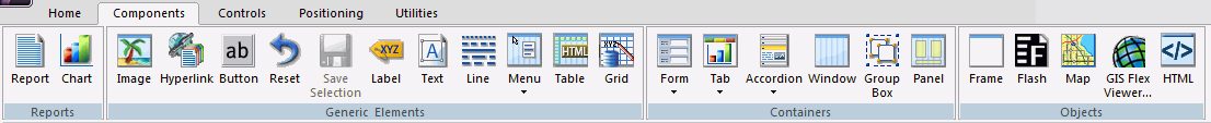 Components tab