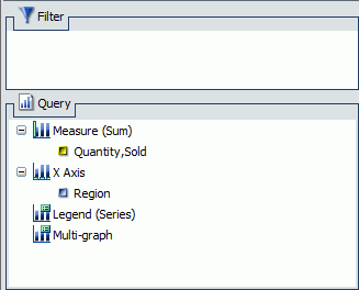Filter and Query Areas of Query Design Pane