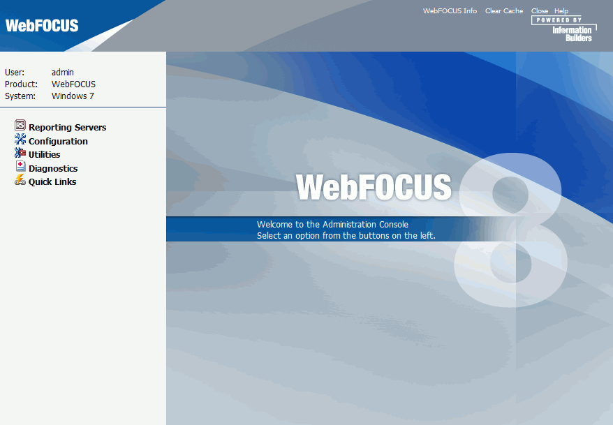 WebFOCUS Administration Console