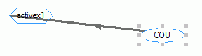 Binding line from parameter to control