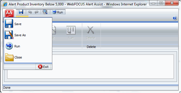 Alert Assist Main Menu