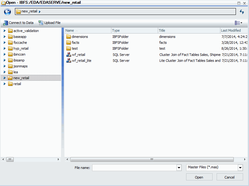 Select a data source dialog box