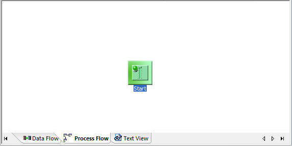Process flow start object