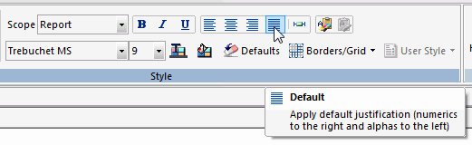 Tooltip with icon label