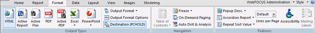 Format tab resized