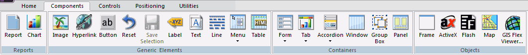 Components tab