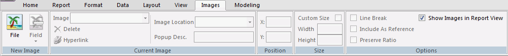 Images tab