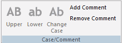 Case/Comment group