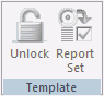 Utilities tab, Template group