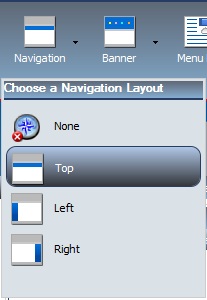 Choose a Navigation Layout option