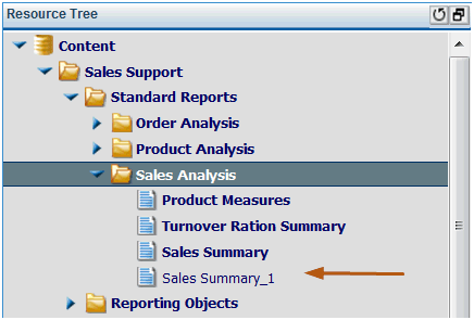My Reports example
