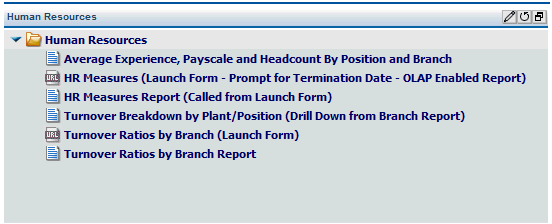 Human Resources folder sample