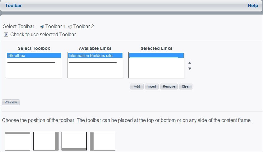 The Toolbar Window