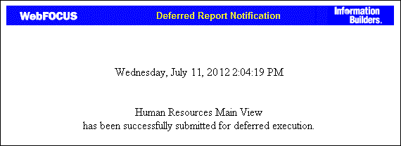 Run Deferred