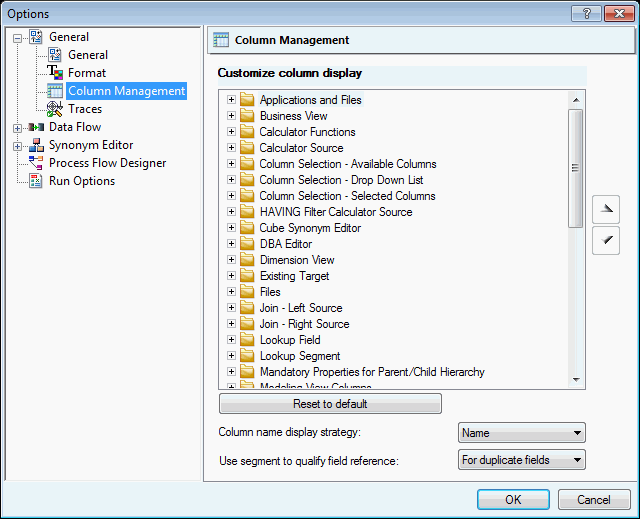 Column Management