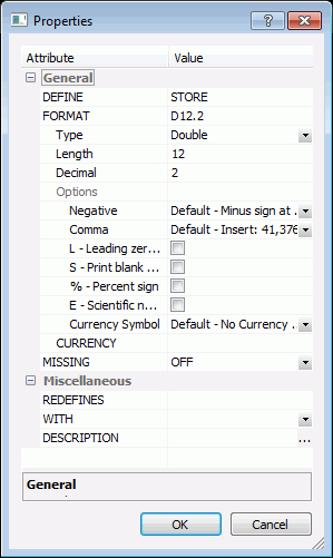 Define Properties