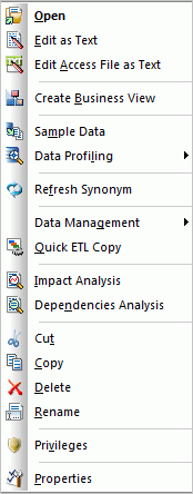 Context menu