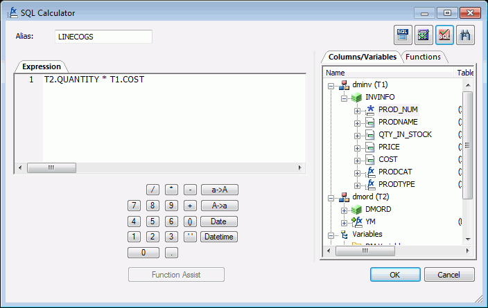 SQL Calculator