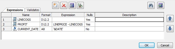 Description Column in Transformations Window
