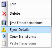 Error Details Option